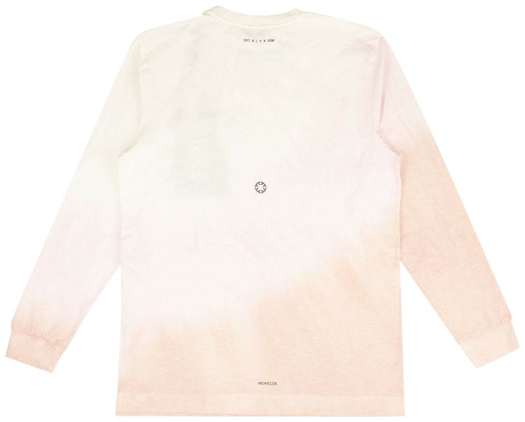 Moncler Maglia Long Sleeve T Shirt WhitePink