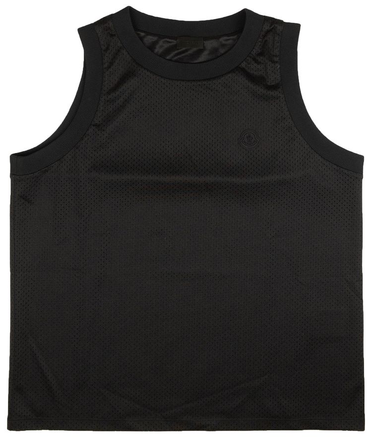 Moncler Mesh Tank Top Black