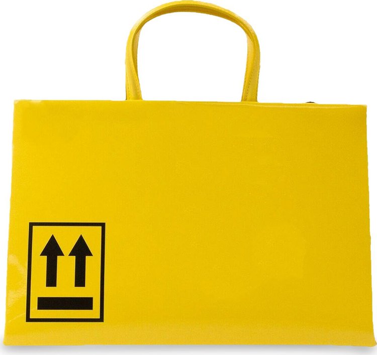 Off-White Arrow Logo Tote Bag 'Yellow/Black'