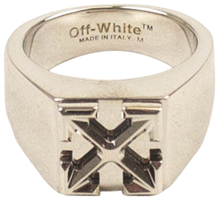 Off White Arrow Ring Silver