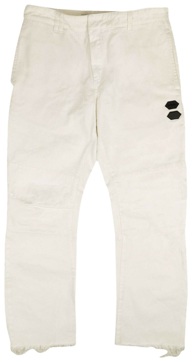 Off White Chino Casual Pants White