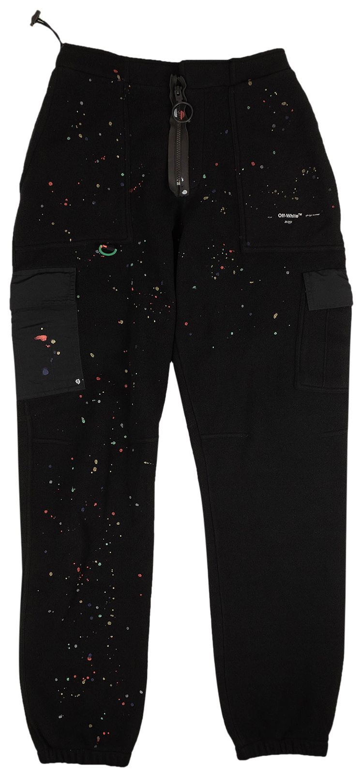 Off White Paint Splatter Sweatpants White