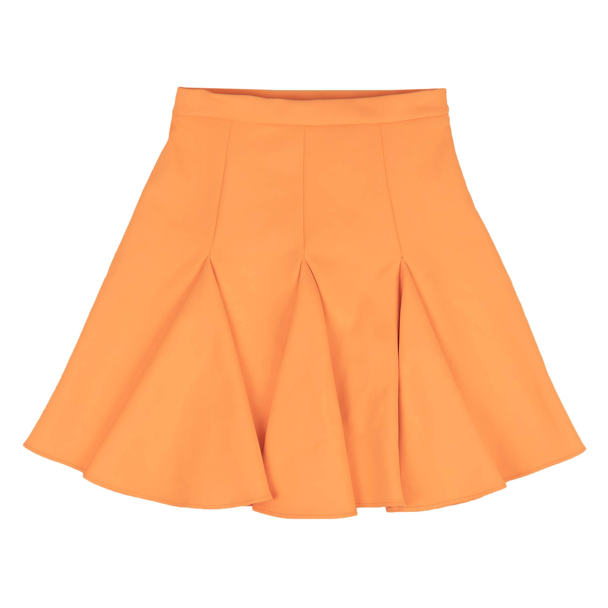 Buy Off White Scuba Skater Skirt Orange 0069 200000205SSK ORAN GOAT CA