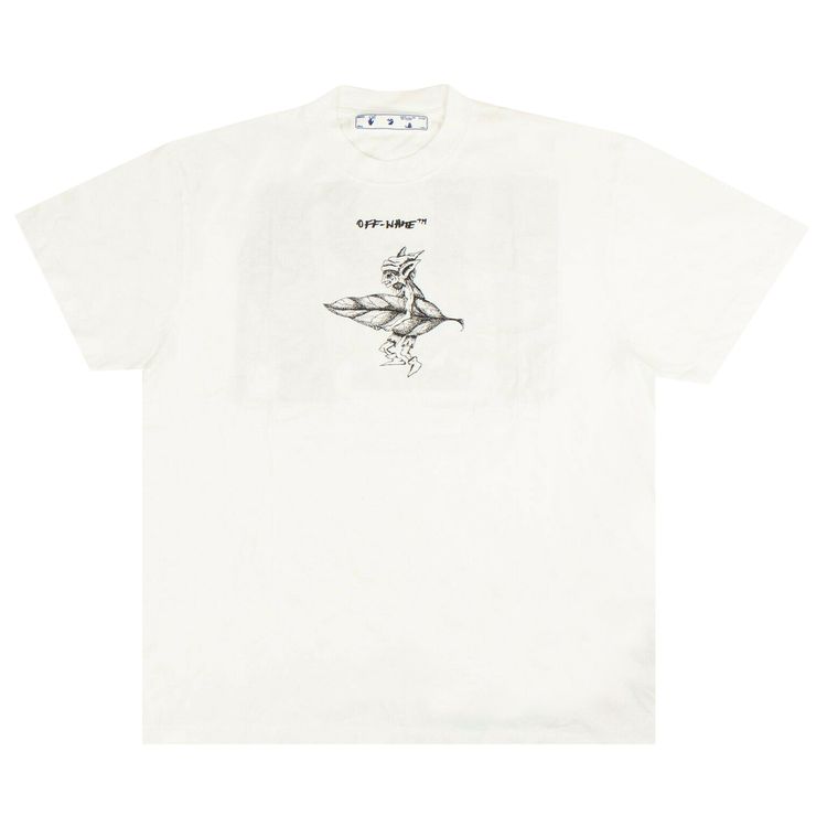 Off White Short Sleeve Shadow T Shirt White