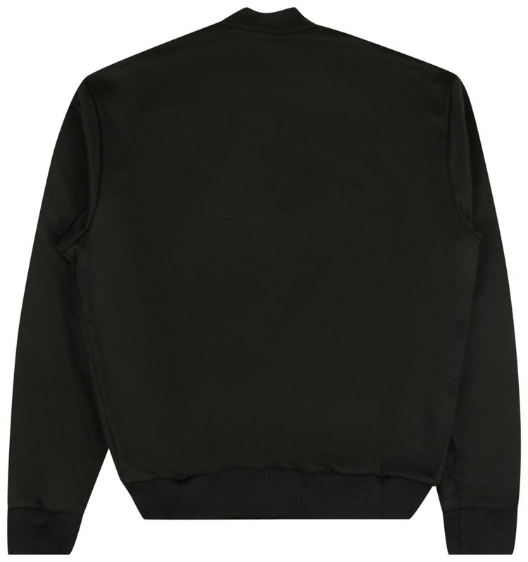 Off White Slim Logo Track Top Black