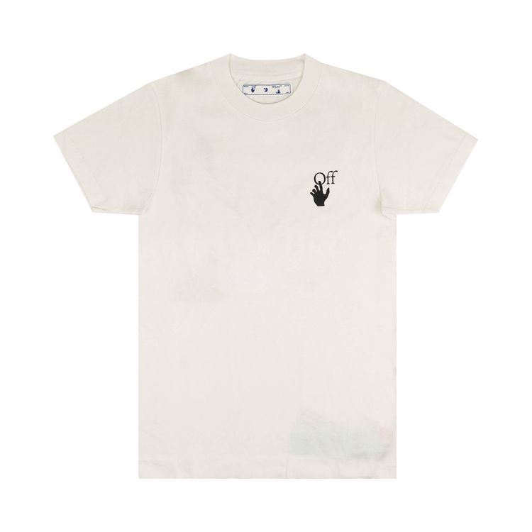 Off White Pascal Arrow Slim T Shirt White