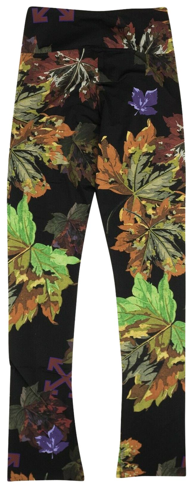 Off White Athleisure Printed Leggings Black