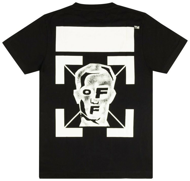 Off White Pivot Fish Slim T Shirt Black