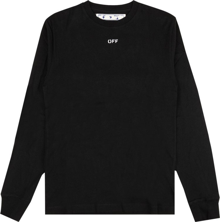 Buy Off-White Stencil Logo T-Shirt 'Black' - OMAB001E20JER0041001 | GOAT