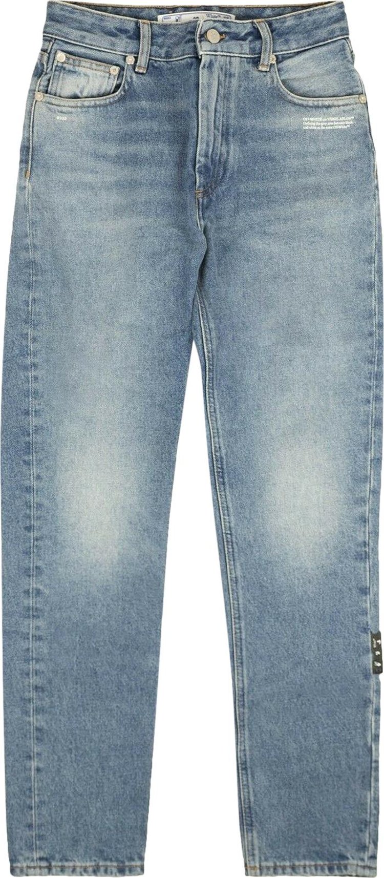 Off-White Denim Straight Jeans 'Blue Denim'