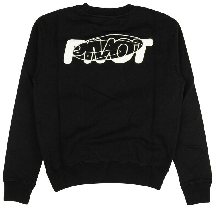 Off White Chainsaw Worker Crewneck Black