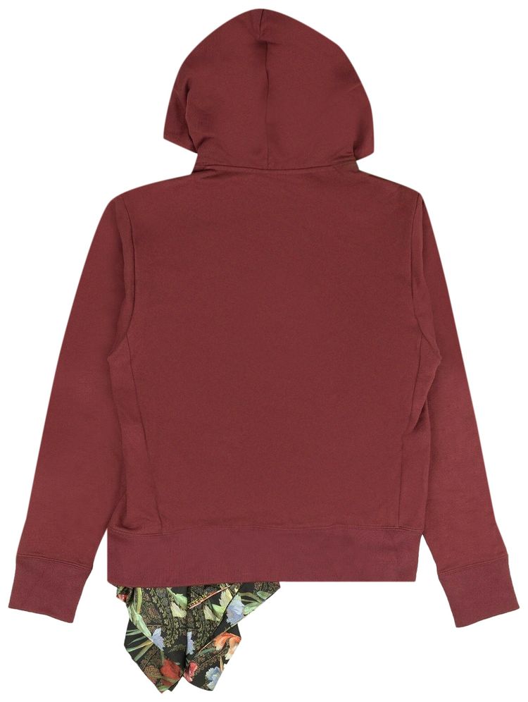 Off White Foulard Hoodie BordeuaxRed
