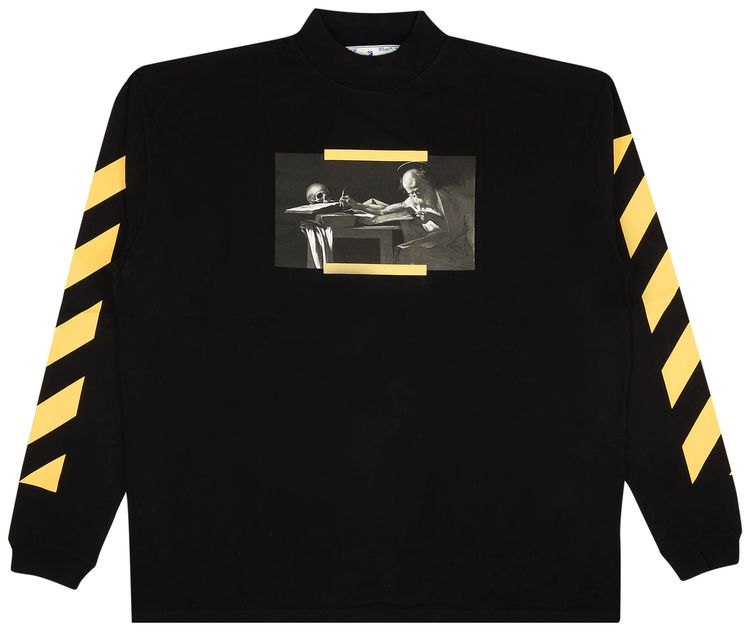 Off White Caravaggio Overisze T Shirt Black