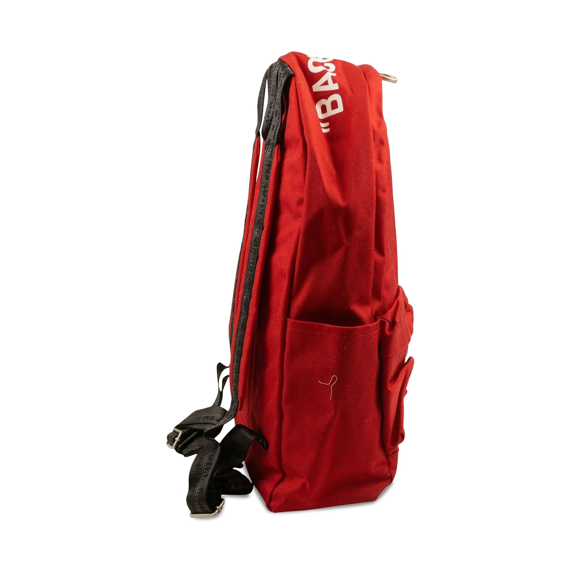 Buy Off White Quote Logo Backpack Orange OMNB003S205210372010 GOAT