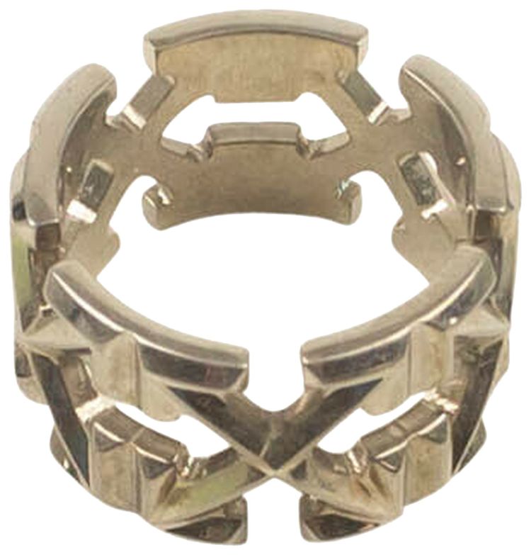 Off White Arrows Ring Silver