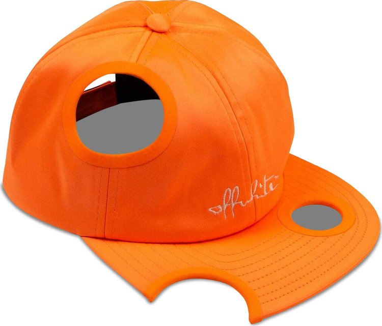 Off-White Logo Circle Baseball Cap 'Orange'