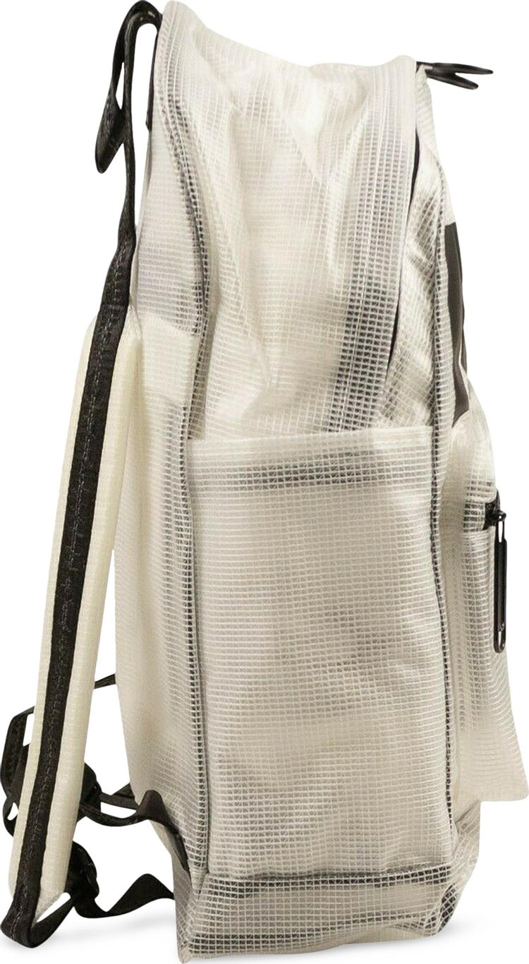 Off White Arrow PVC Backpack White