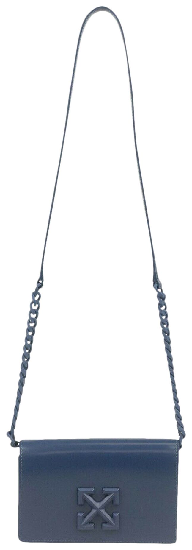 Off White Chain Link Jitney 05 Bag Blue