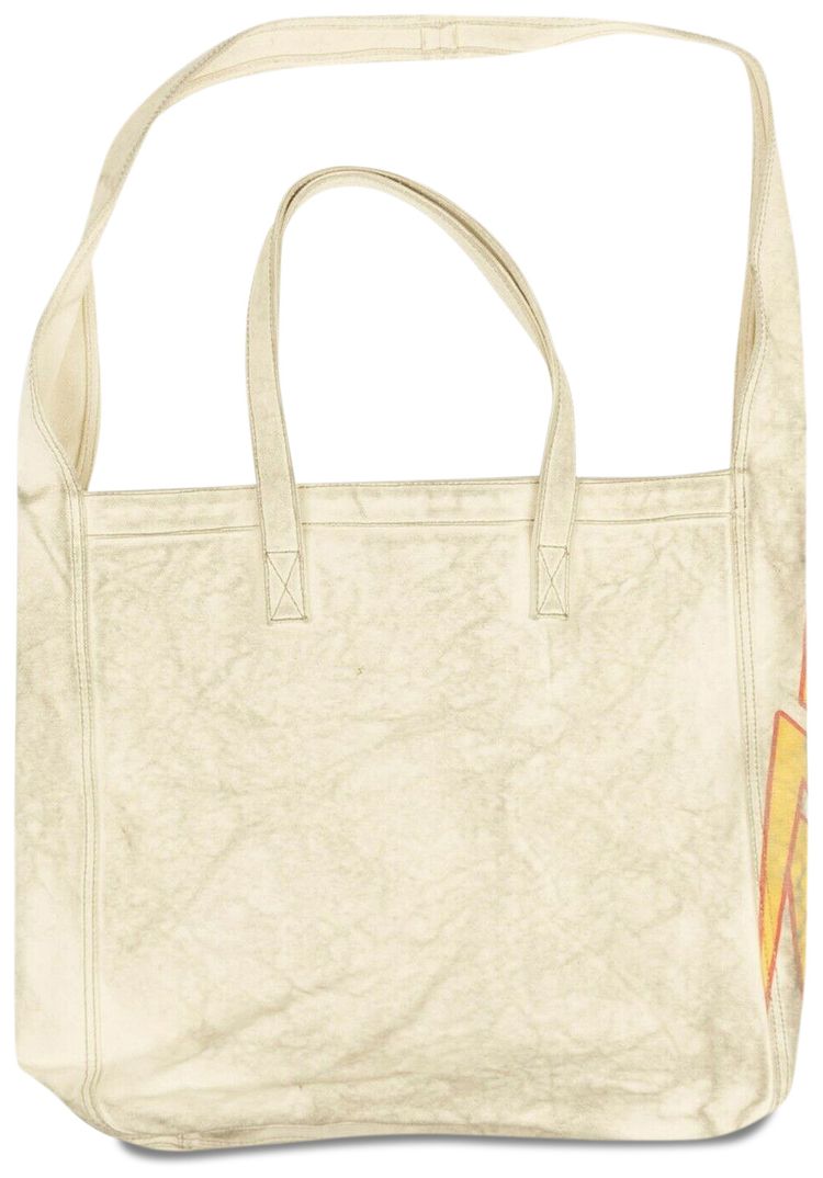 Off White Pascal Canvas Tote Bag Beige