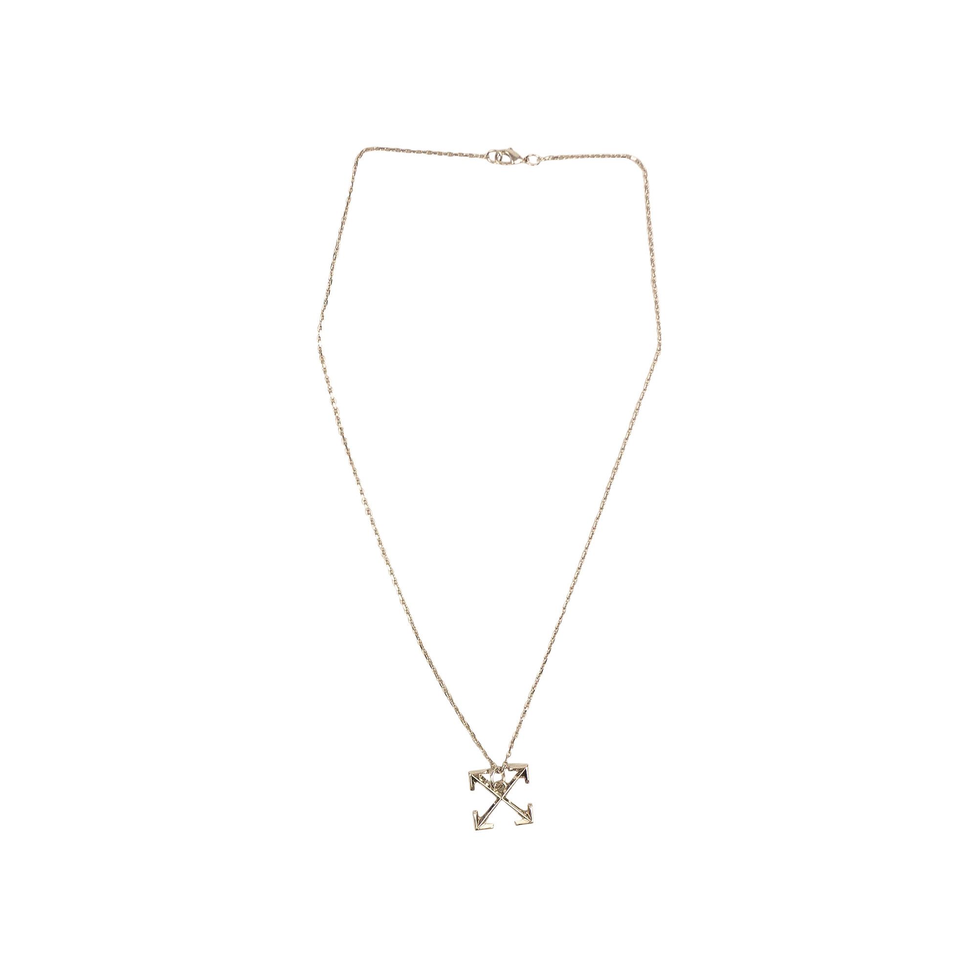 Buy Off-White Small Arrows Necklace 'Silver