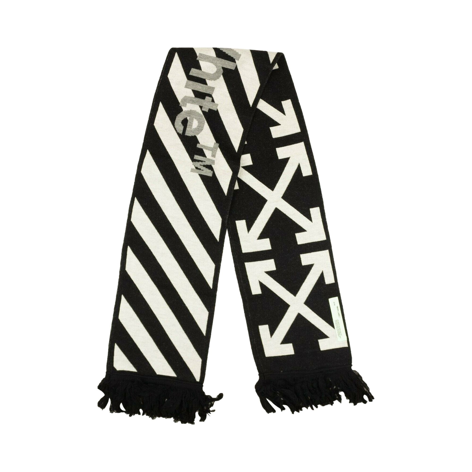 Buy Off-White Arrow Logo Scarf 'Black
