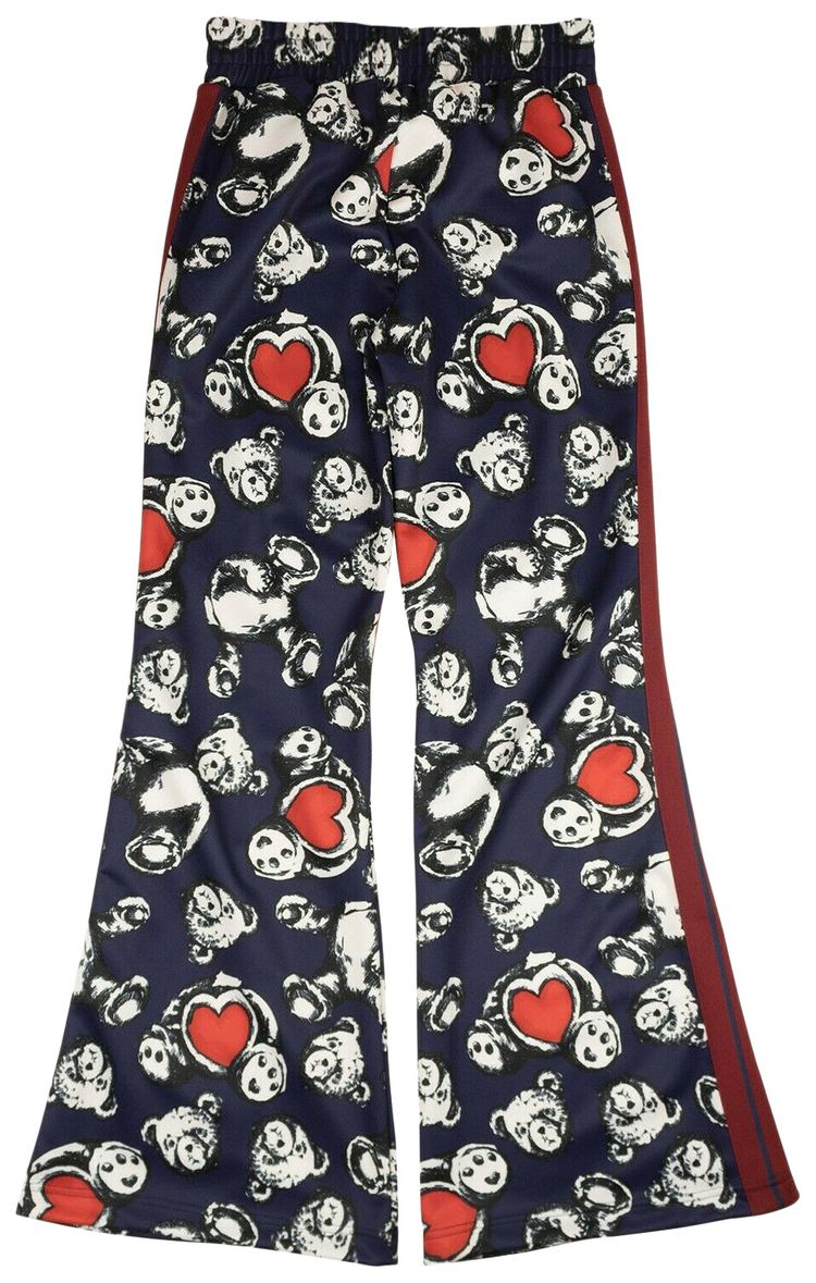 Palm Angels Angels Bear In Love Track Pants Blue