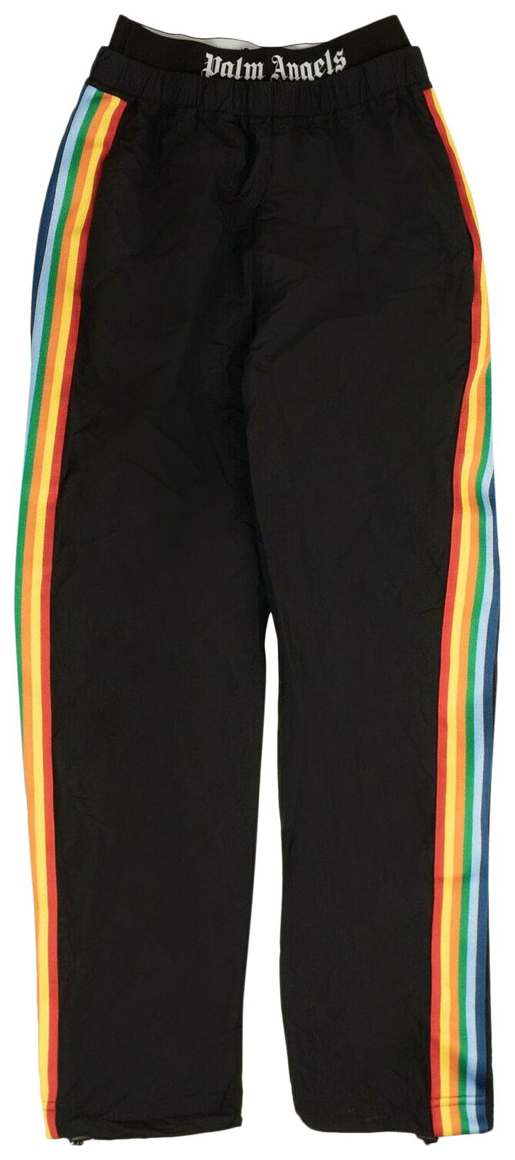 Palm Angels Stripe Aftersport Pants BlackMulticolor