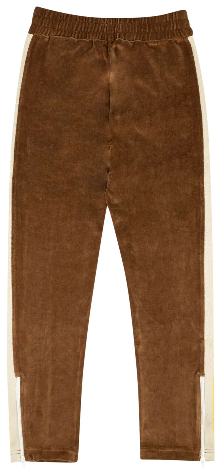 Palm Angels Chenille Track Pants BrownWhhite