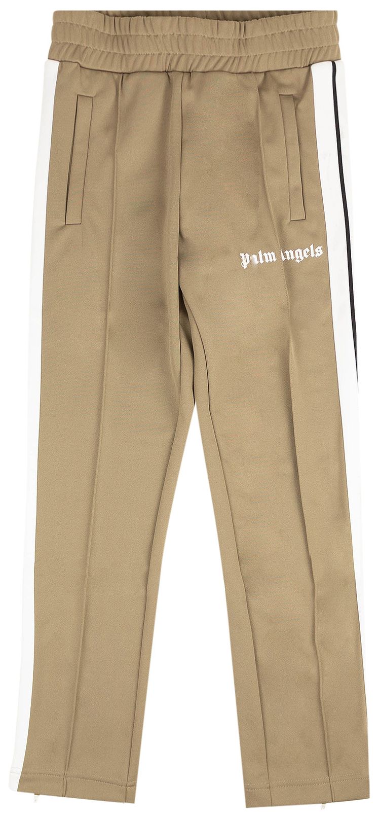 Palm Angels Polyester Classic Track Pants BrownWhite
