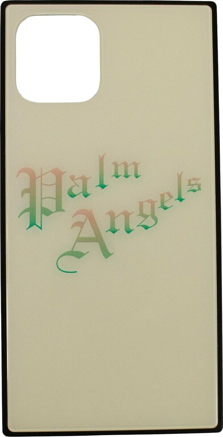 Palm Angels Gothic Square Phone Case 'White'