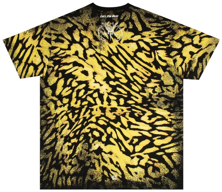 Givenchy Tortoise Shell Oversized T Shirt BlackYellow