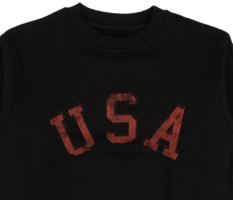 424 USA Crewneck Sweatshirt BlackRed