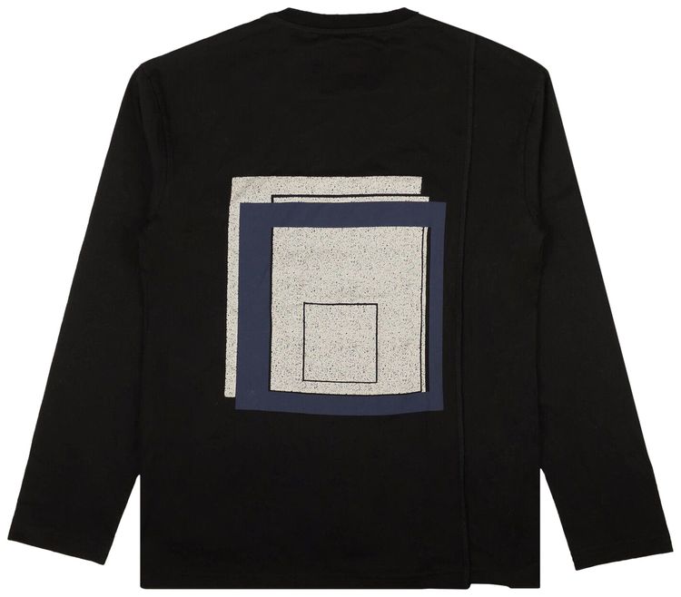 A Cold Wall Velcro Patch Long Sleeve T Shirt Black