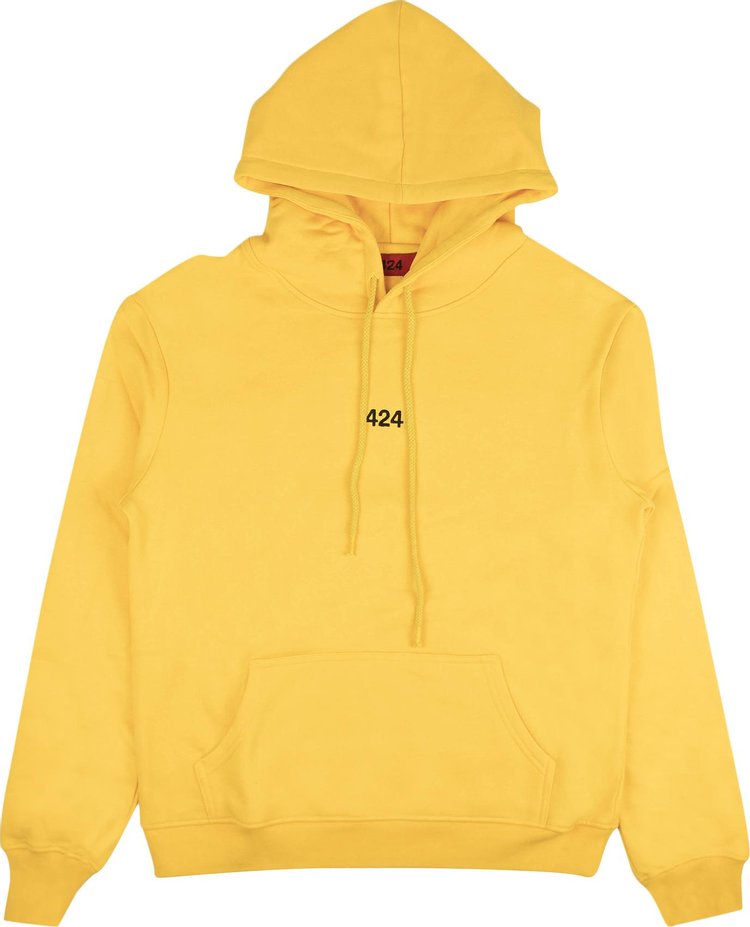 424 Logo Hooded Sweatshirt 'Yellow/Black'