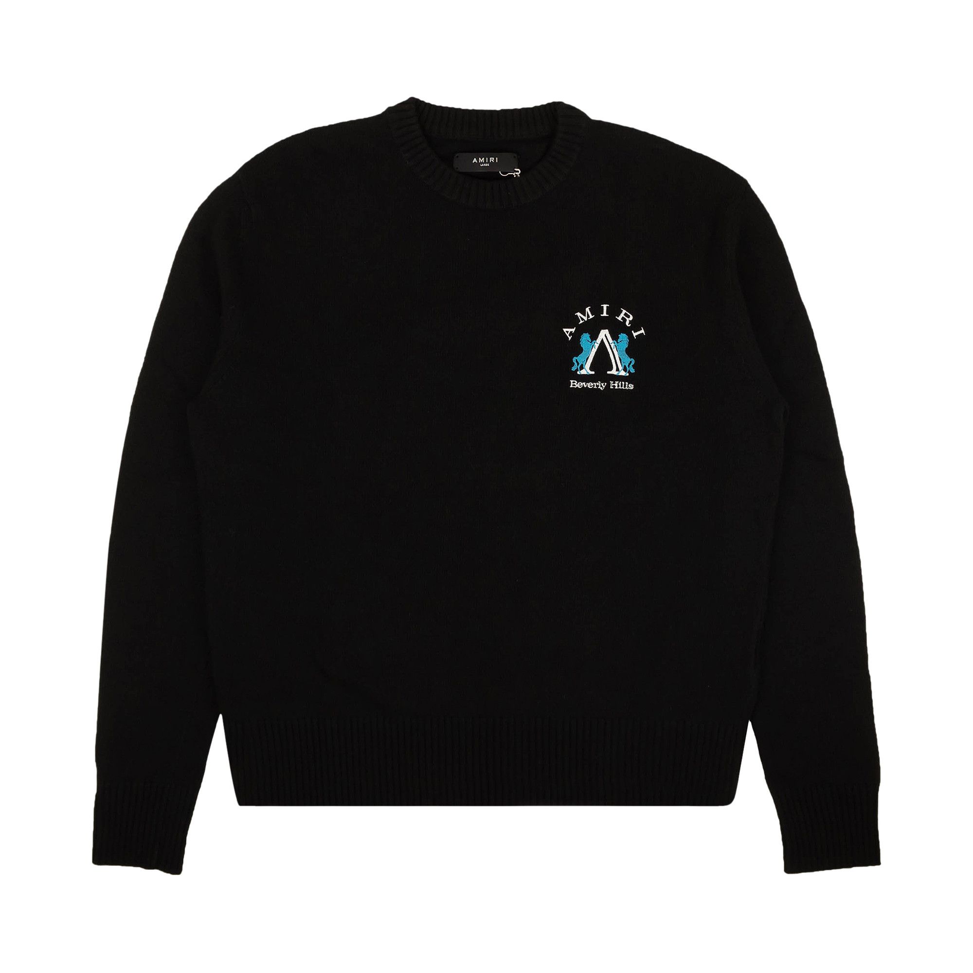Buy Amiri Knit Beverly Hills Sweater 'Black' - F0M05166WVBLK Buy Amiri Knit Beverly Hills Sweater 'Black' - F0M05166WVBLK