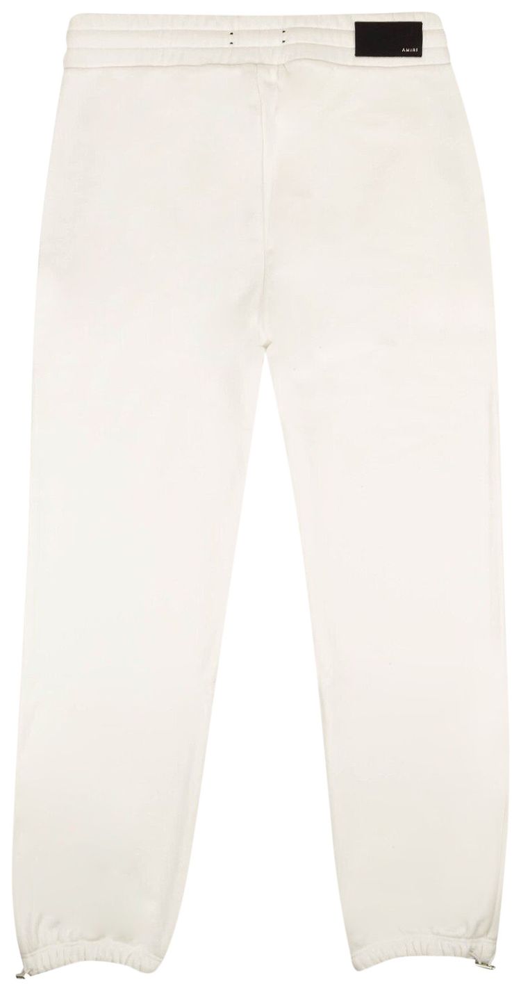 Amiri Large Logo Sweatpants White