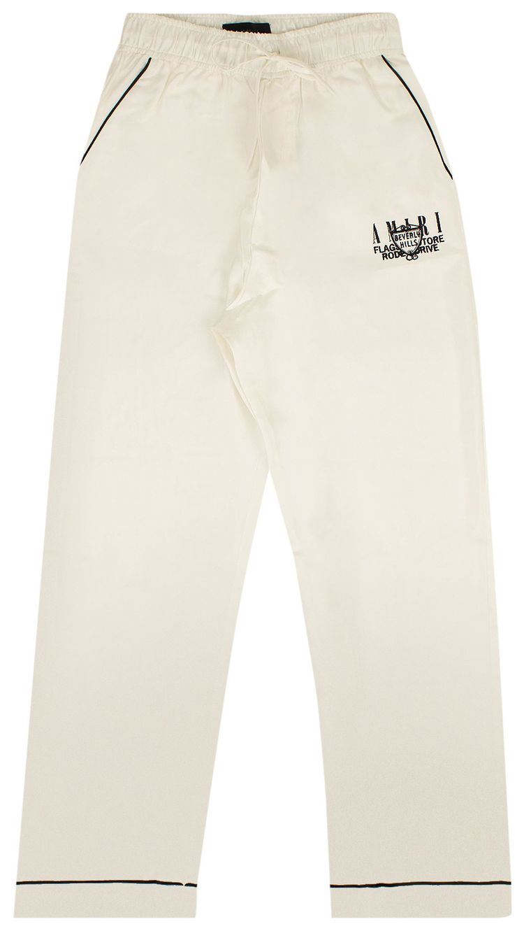 Amiri Beverly Hills Pajama Pants White