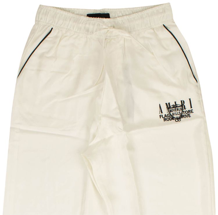 Amiri Beverly Hills Pajama Pants White