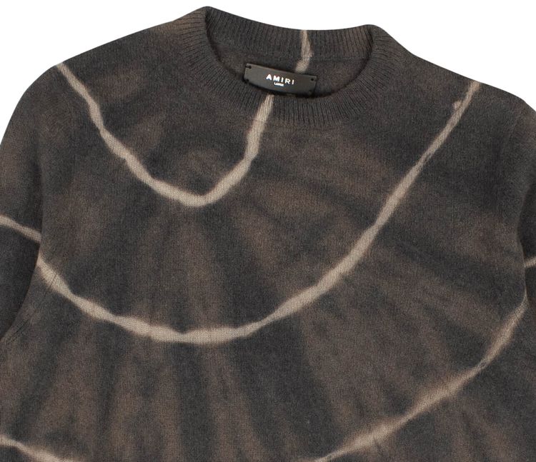 Amiri Multi Tie Dye Pullover Sweater Brown