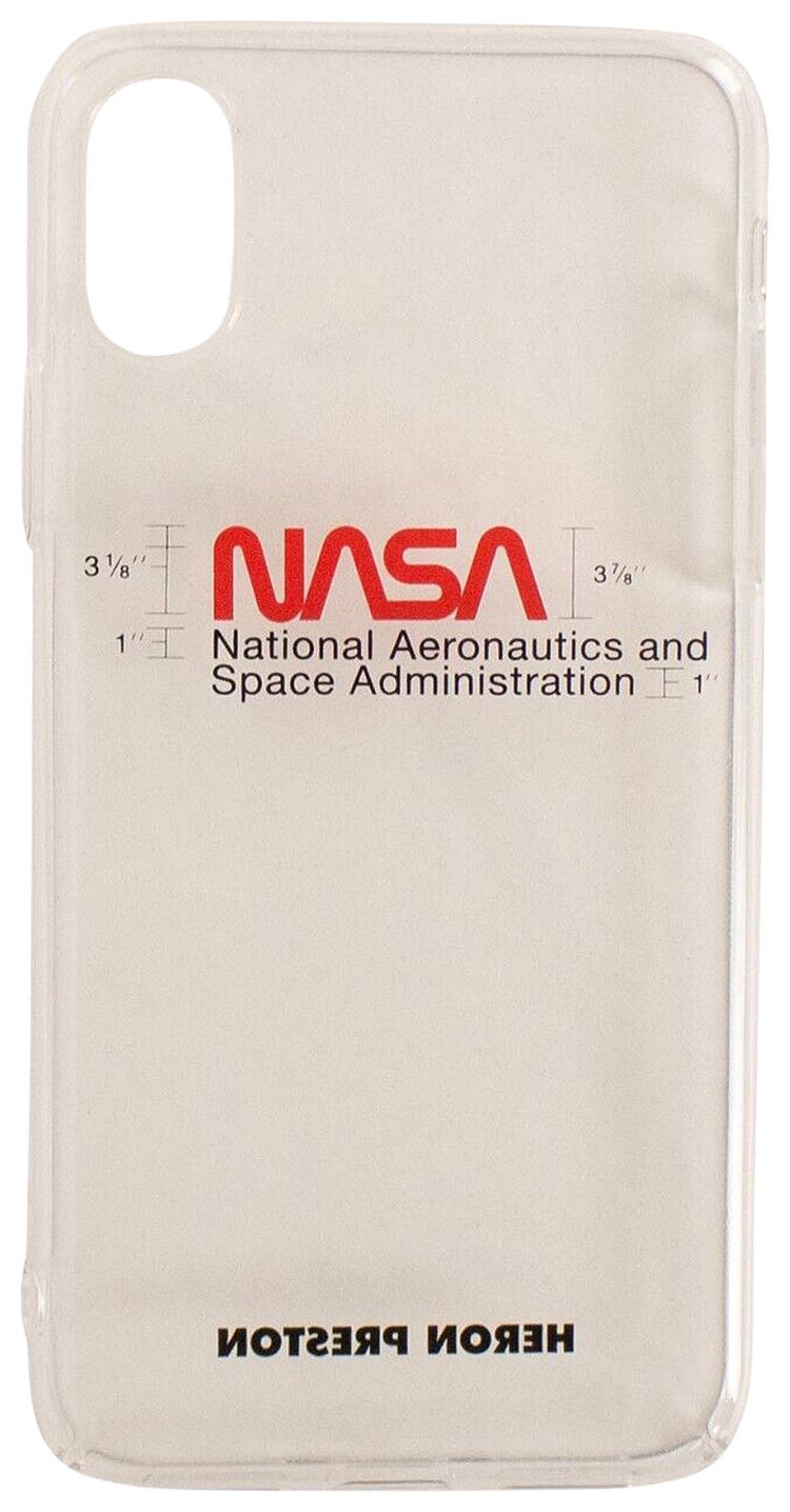 Heron Preston Nasa iPhone XR Phone Case Transparent