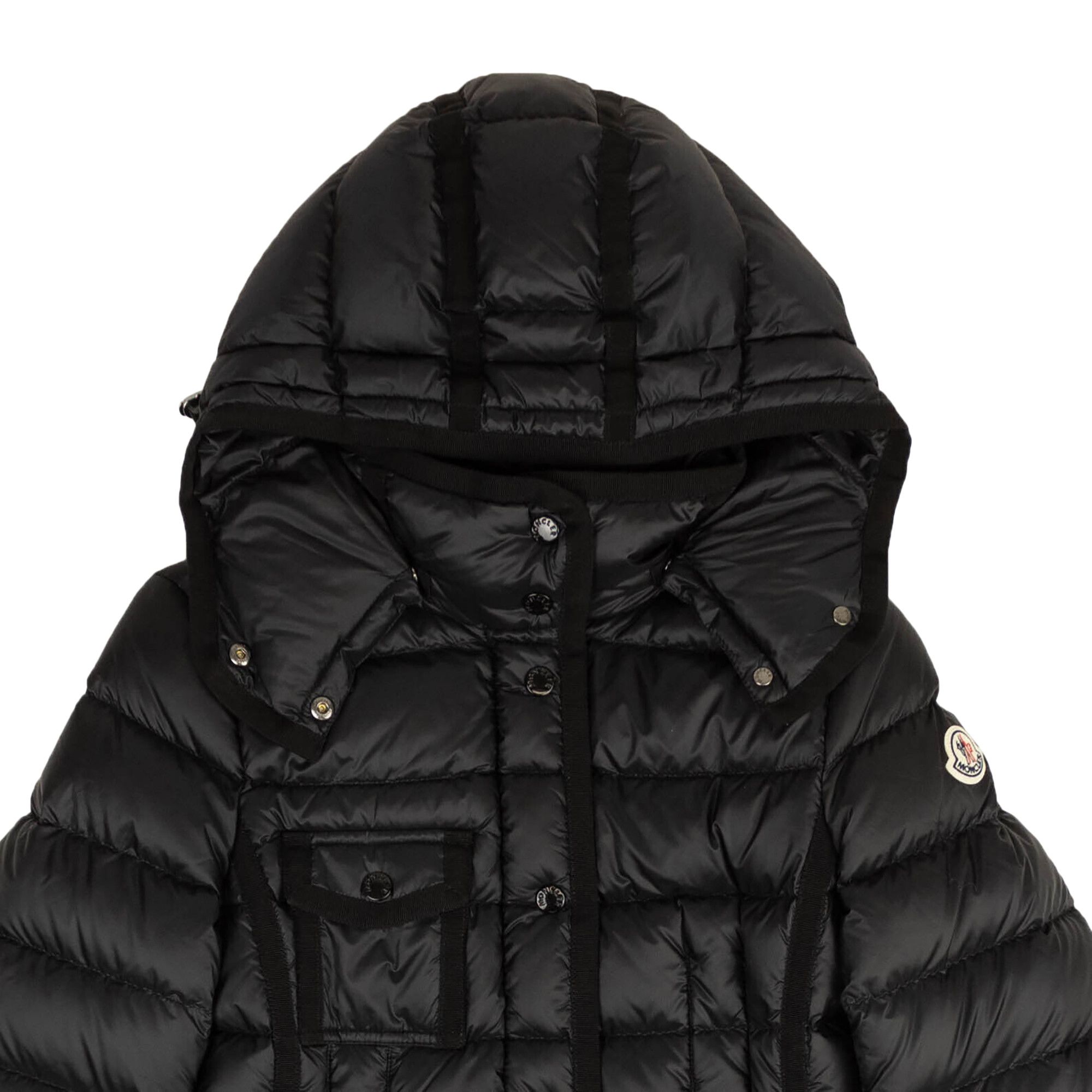 Buy Moncler Hermine Long Down Jacket 'Black' - G20931C5110053048 C999 | GOAT