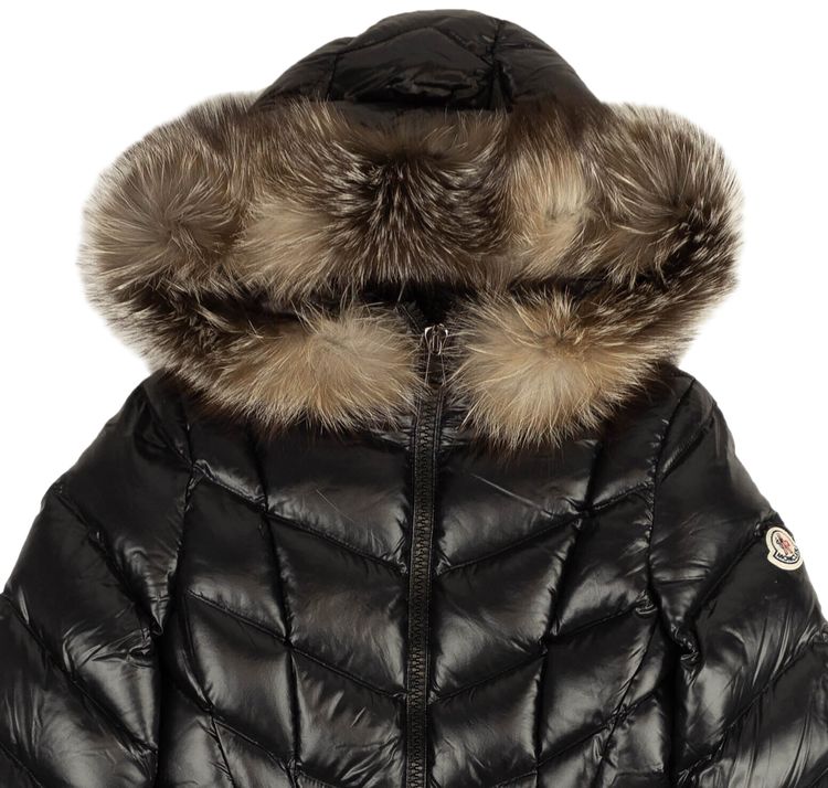 Moncler Fulmarus Long Down Jacket Black