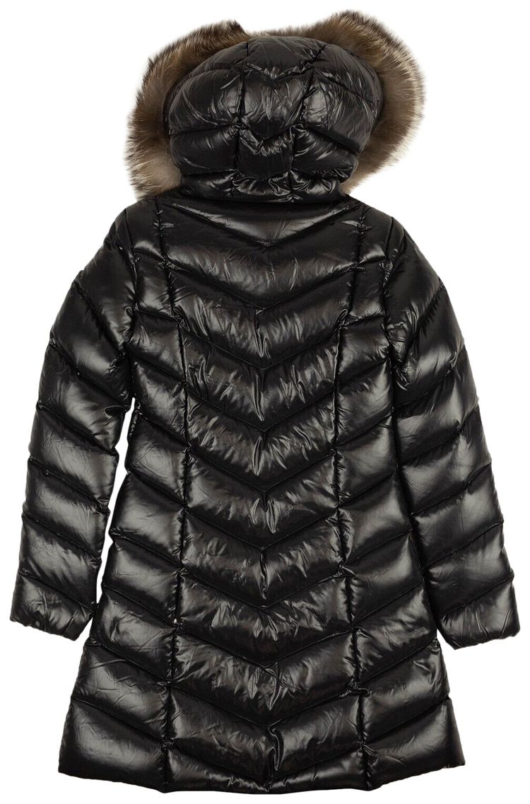 Moncler Fulmarus Long Down Jacket Black