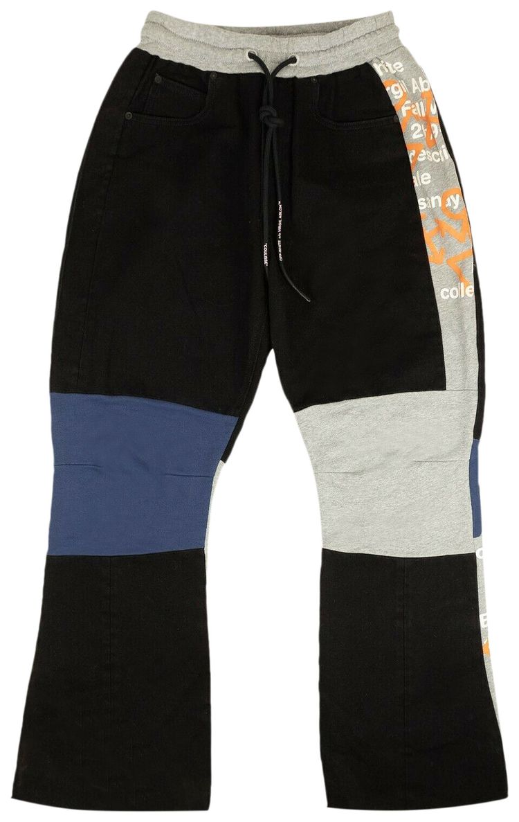 Off White Denim Sweatpant Jeans Black
