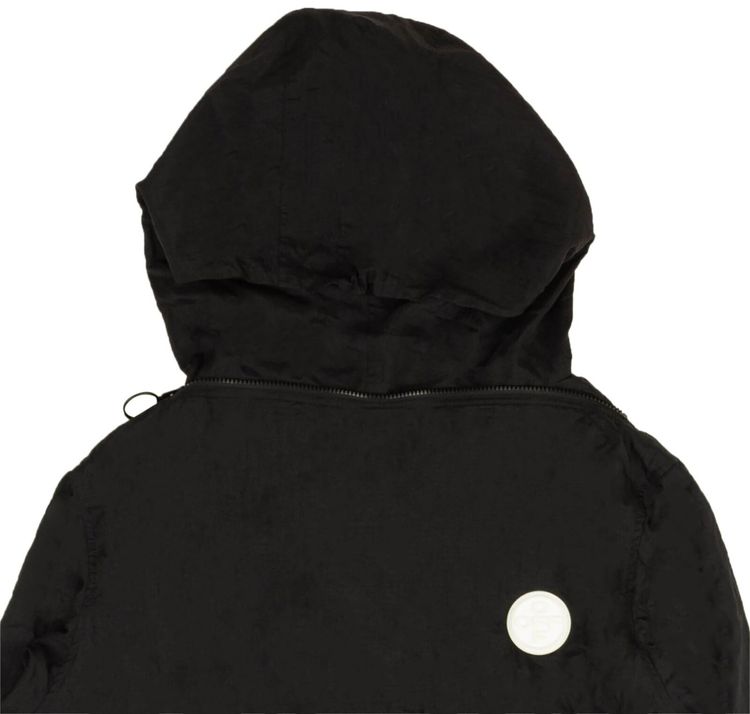 Off White Logo Print Jacket Black