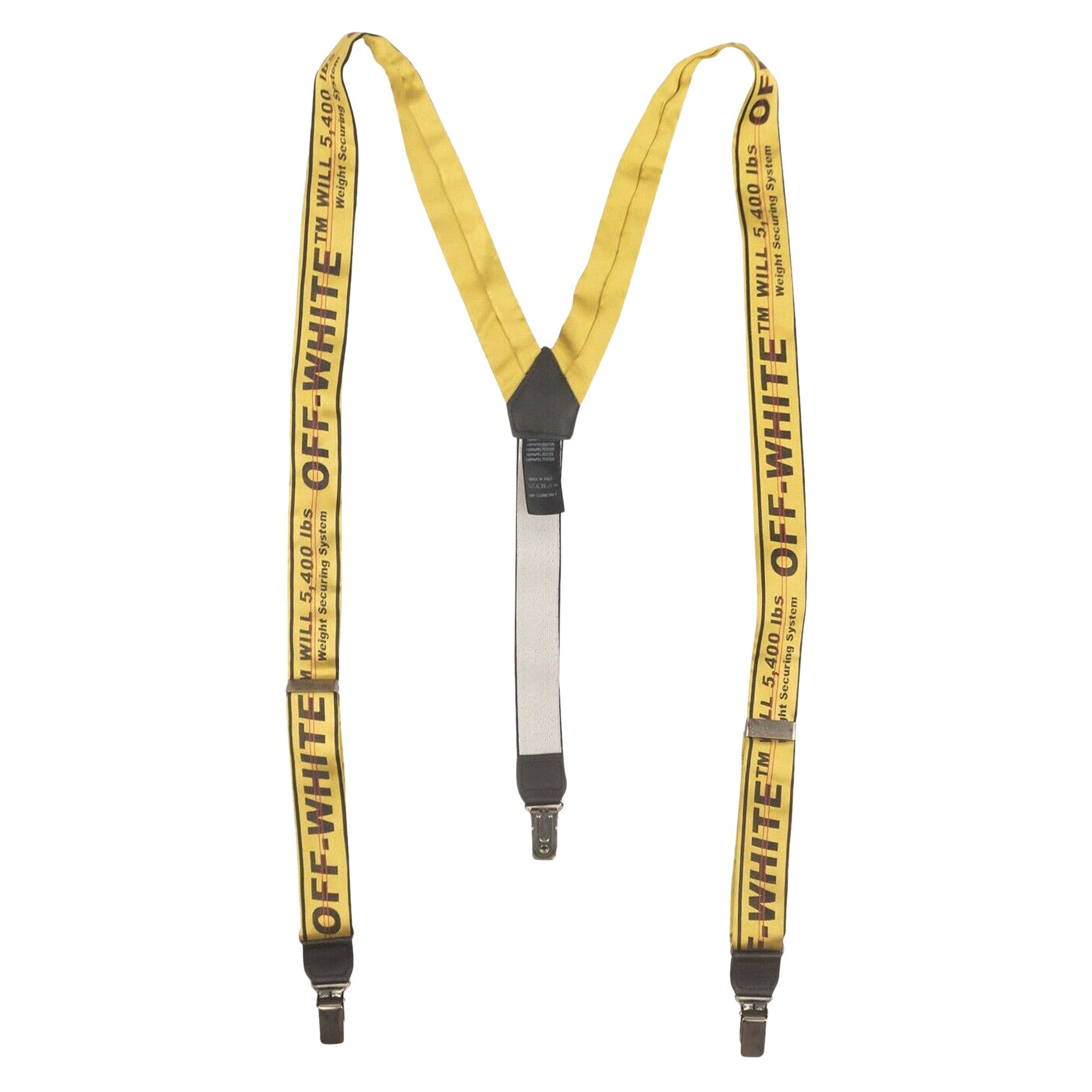 Buy Off-White Inudstrial Suspenders 'Yellow