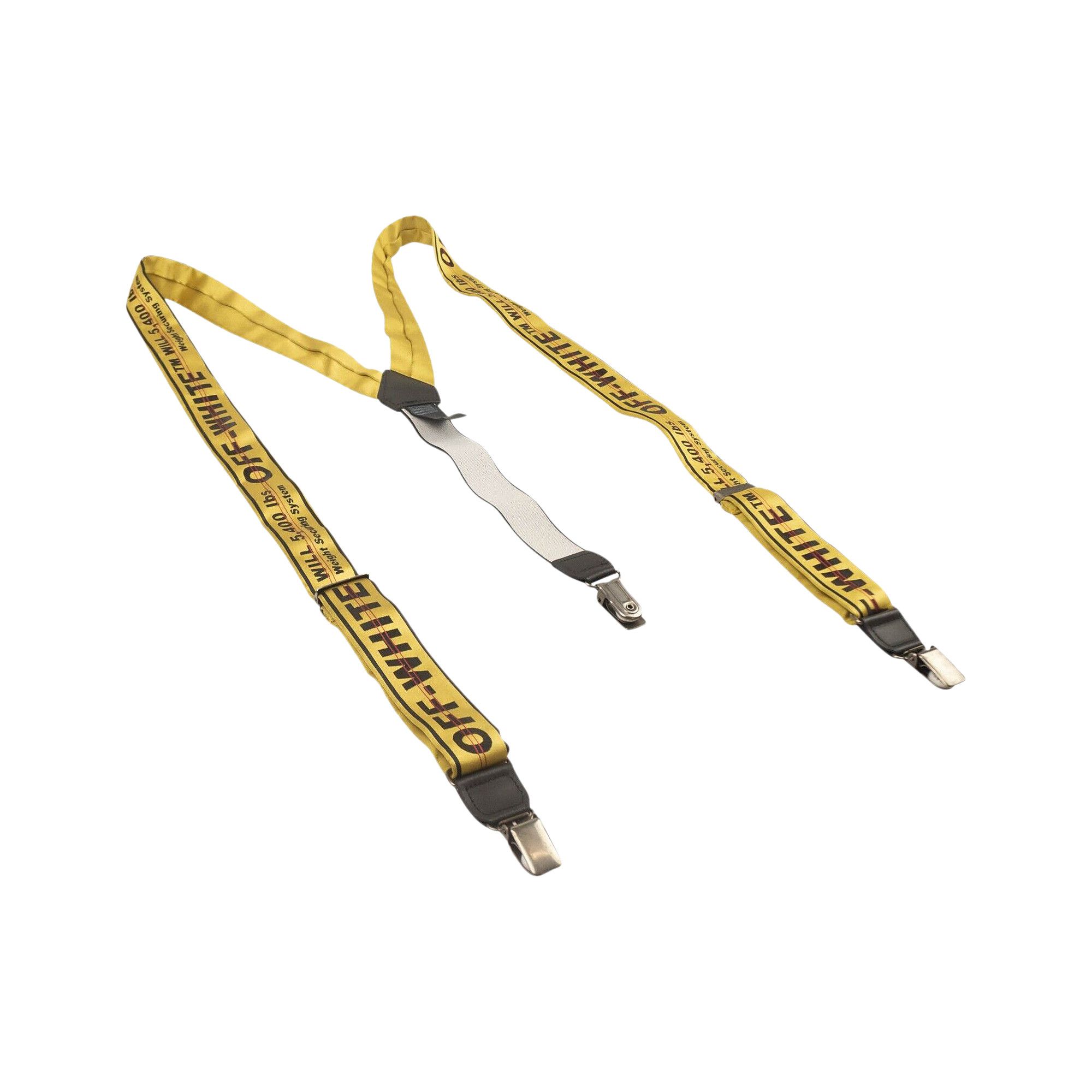 Buy Off-White Inudstrial Suspenders 'Yellow