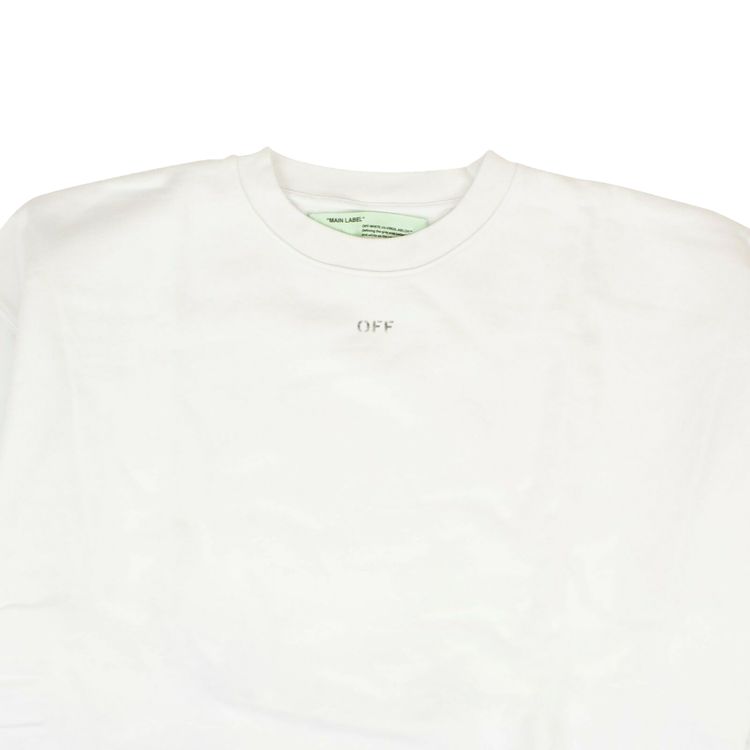 Off White Photocopy Over Sweatshirt White