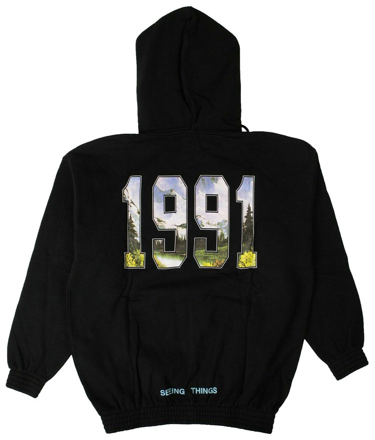 Off White 1991 Hooded Sweatshirt Black