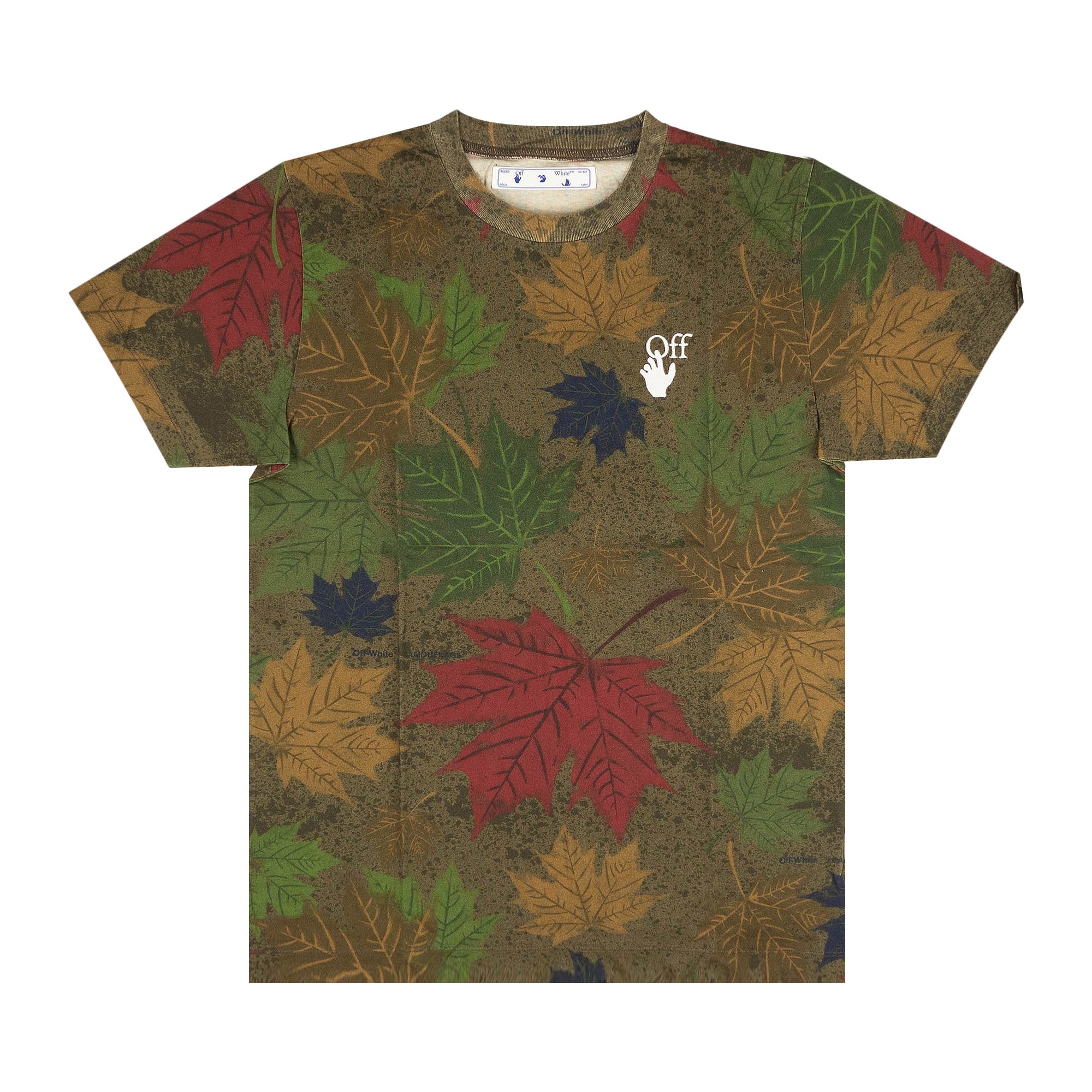 Buy Off-White Camo Arrow Leaves T-Shirt 'Green